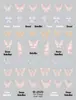 Nuevas Calcomanías para Uñas de Mariposa, Accesorios Decorativos Suaves y Portátiles, Calcomanías 3D en Relieve, Calcomanías para Uñas de Concha, Tridimensional
