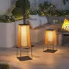Lámpara de Terraza, Lámpara de Pie, Lámpara de Jardín, Lámpara para Jardín de Casa, Lámpara Solar para Exteriores, Lámpara de Césped Estilo Japonés, Lámpara de Ambiente para Balcón