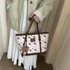 Bolso de Hombro con Estampado Nuevo 2026 para Estudiantes Universitarios, Uso Diario, Bolso Tote a la Moda, Bolso de Mano Nuevo, Bolso de Viaje