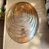 Lámpara Colgante de Hoja de Vidrio para Sala de Estar Accesorios de Lámpara de Cristal Piezas para Bricolaje Iluminación del Hogar Pantalla de Lámpara Vidrio Piezas Sueltas Accesorios Juego Completo