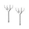 F136 Aleación de Titanio Rosca Externa Integrada Zirconia Incrustada Pendientes Tachuelas para Cartílago del Oído Accesorios DIY Joyería Cabeza Adornos para Oreja