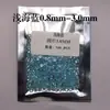 0,8-3,0 mm Zircônia Azul Claro Pedra Solta Formato Redondo Pedra Azul Marinho Atacado Joias Cravação Zircônia Sintética