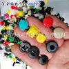 500 clips de plástico para fijación de parachoques, panel de instrumentos, techo interior de guardabarros de coche, surtido mixto