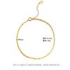 Pulseira de Prata Esterlina S925 Corrente Leve de Atriz Gipsófila Corrente Lisa Estilo Coreano Estilo Ins Banho de Ouro Ouro K Elegante Versátil Atacado Pulseira