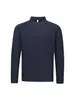 Sudadera de media cremallera con cuello alto de secado rápido para primavera y otoño para hombre, chaqueta deportiva transpirable de manga larga para fitness y running, holgada y estilizada
