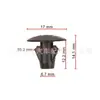 Clip de presión para guardabarros 90467-10186 para Toyota Prado 120 Hilux LN167