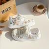 Zapatillas de Skate Beier de Caña Baja para Mujer Primavera Vitalidad Lindo Divertido Oso Estrella Suela Media Gruesa Zapatos de Pan Zapatos de Mujer B2110