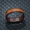 Pulseira de Couro de Vaca Nova Retro Desgastada Europeia e Americana Mais Vendida Joias Simples para Homens Suprimento de E-commerce Transfronteiriço Dropshipping