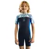 Traje de Buceo Infantil Dive&Sail 1.5mm para Niños de Una Pieza Manga Corta Cálido Protección Solar Natación Snorkel Surf Traje Húmedo