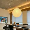 Luminária de Papel Akari de Noguchi Isamu Estilo Japonês Wabi-Sabi Quarto Sala de Jantar Sala de Estar Sala de Chá Pousada Loja de Roupas Luminária Pendente Esférica