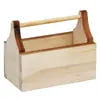 Promoción EspecialDecoraciones de Escena en Miniatura para Casa de Muñecas, Accesorios de Muebles en Miniatura, Caja de Herramientas, Cesta de Madera