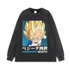 Camiseta lavada com efeito desgastado estilo japonês, preto lavado vintage, design de ombro caído high-street, top curto moderno unissex de manga curta