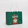 Bolsa Tote Halloween Colorida Estampada Personalizada Sacola Não Tecida Embalagem de Presente para Festa Bolsa de Presente de Natal Personalizada Atacado