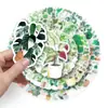 100 planta verde graffiti personalidad transfronterizo pequeño fresco creativo DIY monopatín taza equipaje pegatina impermeable