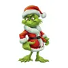 2026 Transfronterizo Nuevo Dibujo Animado Navideño Grinch Colgante Creativo Decoración de Árbol de Navidad Acrílico
