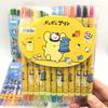Dibujo artístico de Anime Sanrio, crayón giratorio Coolomi KT, gato, pudín, perro, 12 colores para colorear, pintar con pincel