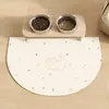 Alfombrilla Alimentación Mascota Gato Perro Pelo Liso de Fábrica Barro de Diatomeas Absorbente Resistente a la Suciedad Fácil de Cuidar Manteles Individuales Antideslizante A Prueba de Salpicaduras Alfombrilla para el Suelo