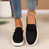 Comercio Electrónico Transfronterizo 2026 Nuevos Mocasines Casuales Slip-on Zapatos Perezosos Tallas Grandes Pantuflas de Suela Gruesa para Mujer Venta al por Mayor