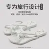 Pantuflas Plegables de Viaje Portátiles para Viaje Baño Antideslizantes para Hombres y Mujeres Pareja Viaje de Negocios Hotel Baño Pantuflas para el Hogar