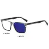Lente Plano Fotocromático Retro Marco de Madera Protección Ocular Anti Luz Azul Gafas Planas Sensación de Alta Gama Gafas Sin Graduación