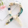 Novo Estilo de Seda Cetim Quadrado Lenço Feminino Estilo Coreano Moda Pequeno Lenço Aeromoça Lenço Profissional Estudante Lenço Decorativo Artístico