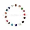 Rhinestones de Garra de Cristal 3D de Tres Puntas de 6 mm 1440 Piezas/Paquete Accesorios DIY para Ropa Vestido Traje de Presentación Tocado Pasador