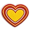 Accesorios de Corazón Rojo para el Día de San Valentín Parche Suave de PVC Accesorios para el Cabello Funda para Teléfono Celular Flor para Zapatos Joyería DIY Accesorios de Bolígrafo Publicitario