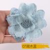 Nuevos accesorios de encaje con flores de organza para hacer uno mismo, horquillas de gasa con flores, accesorios para sombreros, accesorios de ropa