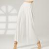 Venta de liquidación: No Más Pantalones de Danza Clásica, Pantalones Modernos de Pierna Recta con Efecto de Caída, Tela de Malla, Nuevo Modelo 2025, Ropa de Práctica para Danza China