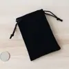 Bolsa de flanela para joias Wen Play, bolsa para joias de jade, bolsa para guardar cintos, bolsa de tecido não tecido prensado a quente com cordão.