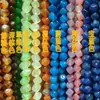 Ágata de Brasil Cubos de Azúcar Cuentas Sueltas Cubos Facetados Multicolor Pulsera DIY Hecha a Mano Collar Accesorios para Ensartar Adornos Transfronterizos