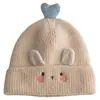 Gorro de Bebé Otoño e Invierno Cálido Engrosado de Punto para Niños y Niñas Bebé Lindo Dibujo Animado Resistente al Viento de Lana