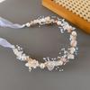 Super hada infantil tocado de flores estilo Mori hermoso tocado de guirnalda flor actuación lindo corona de princesa diadema accesorios de pasarela