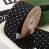 Cinta de poliéster-algodón de lunares, accesorios para el cabello de lazo DIY, pinzas para el cabello, ropa, zapatos, sombreros, decoraciones de cajas de regalo, accesorios, cinta de lunares