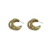 Pendientes de Aro Dorados Mismo Estilo para Cuñada para Mujer 2025 Nuevo Estilo Popular Lujo Accesible de Gama Alta Pendientes Metálicos Primavera y Verano Pendientes