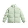 Punto 2024 Otoño e Invierno Nuevo Preppy Pan Algodón Ropa Estudiante Universitario Club Cuello Alto Chaqueta de Plumas Ropa de Trabajo Personalización