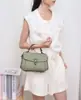 Bolso Cruzado de Hombro Único para Mujer de Piel de Vaca de Primera Capa con Patrón de Cocodrilo, Gran Capacidad, Bolso de Concha Grande de Moda y Sencillo, Piel Genuina