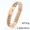Pulsera de moda coreana simple chapado al vacío 5 baht 10mm pulsera ajustable de acero de titanio para hombre pulsera de pareja