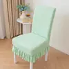 2025 Nueva Tela Elástica Universal Engrosada Funda para Silla de Comedor Funda para Taburete Cojín de Silla Respaldo Integrado
