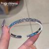 Pulseira de Prata Triturada Gelo Pé Prata 9999 Pulseira de Prata Maciça Pulseira de Prata Feminina Presente para Namorada