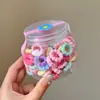 100 Peças de Anéis de Toalha Coloridos para Cabelo Infantil, Elásticos de Cabelo para Meninas, Elásticos de Cabelo Pequenos, Elásticos, Faixas de Bebê e Acessórios de Cabelo