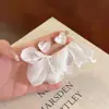 Aretes Pétalo Amor Estilo Vacaciones Junto al Mar Femeninos Hada Alto Nivel Dulces Aretes Adelgazantes para Rostro Fangyuan Aretes Elegantes