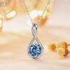 [Collar de Plata de Ley S925] Regalo para Novia en Cumpleaños o Día de San Valentín, Cadena para Clavícula de los Doce Signos del Zodiaco, Venta al por Mayor Transfronteriza
