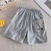 Nuevos Shorts de Verano 2026 para Niños Niñas Color Sólido Hasta la Rodilla Pantalones Casuales Finos para Bebé Pantalones de Marca Modernos