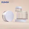 Xumin Empaques para Cosméticos Moldeado por Inyección Personalizado Botella de Crema Pet 5G-10G Transparente 15G-50G Botella de Empaque para Crema Facial