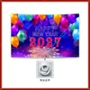 Tecido de Fundo de Ano Novo Personalização Decoração de Festa de Festival Arranjo Exclusivo de Comércio Exterior da Amazon Banner Fonte de Fábrica
