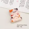 Accesorios de Resina para Manualidades de Dibujos Animados Joyería Gato de la Suerte Pegamento de Crema Pasador Funda para Teléfono Móvil Hebilla de Zapato Llavero Colgante con