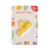 Set de tarjetas en inglés cubierta para el pulgar anticaída cortaúñas para bebé seguridad para bebé cortaúñas semicírculo anti-carne pulsera tijeras
