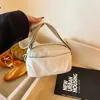 Bolso Versátil de Color Liso Simple de un Solo Hombro Nuevo Bolso Cruzado Informal de Moda para el Trabajo Diario de Mujeres Cartera para Teléfono y Monedas de Moda