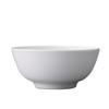 Tazón Redondo de Cerámica para Arroz, Tazón Pequeño para Sopa, Tazón para Sopa de Fideos, Logo Impreso, Porcelana Blanca Comercial Espesada Apto para Microondas